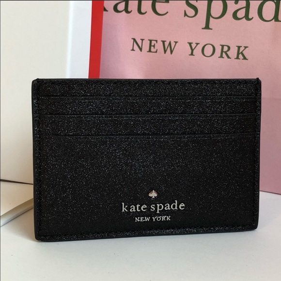 Kate Spade Joeley Glitter Slim CardHolder Gift Box - Picture 4 of 8